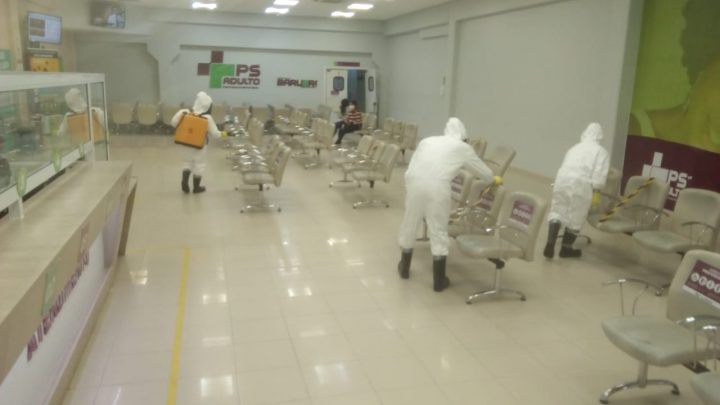 Exército realiza desinfecção em prontos-socorros de Barueri