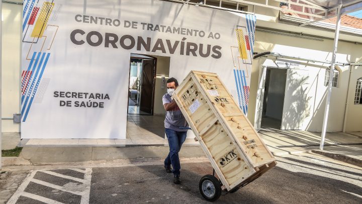 Santana de Parnaíba recebe a entrega de 17 novos respiradores