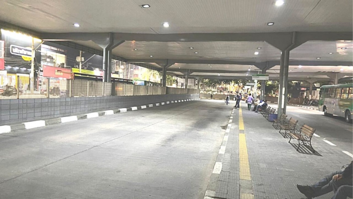 Prefeitura de Jandira substitui iluminação da rodoviária central por iluminação em LED