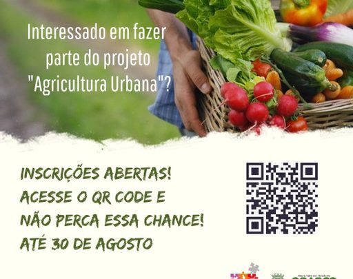 Agricultura Urbana está com inscrições abertas