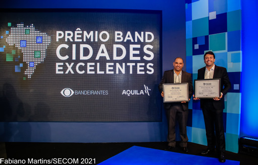 Santana de Parnaíba recebe “Prêmio Band Cidades Excelentes” na modalidade Eficiência Fiscal e Transparência